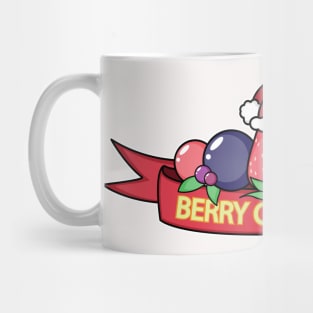 Berry Christmas (Red Banner) Mug